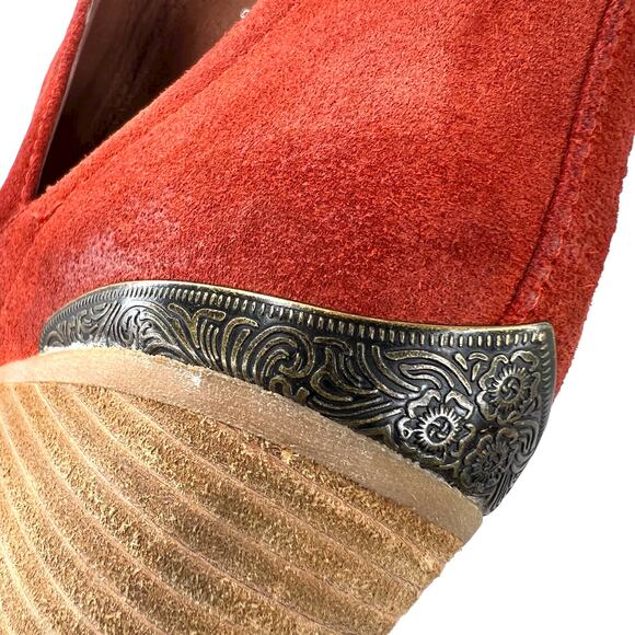 JEFFREY CAMPBELL for FP Comwell Ankle Boots in Rust Women's Size 8 - Picture 10 of 16